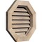 Ekena Millwork Octagonal Gable Vent Unfinished, Functional, Pine Gable Vent w/ Brick Mould Face Frame, 20"W x 20"H GVWOC20X2000SFUPI - alternate 4